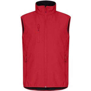 Clique - Classic Softshell Vest - Rood - Heren