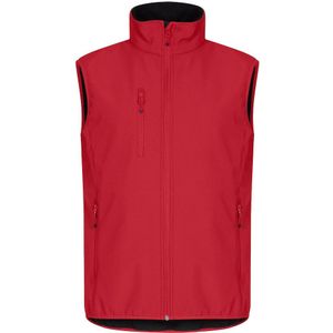 Clique Classic Softshell Vest Heren Rood maat S