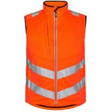 F. Engel 5156 Safety Softshell Vest Orange maat L
