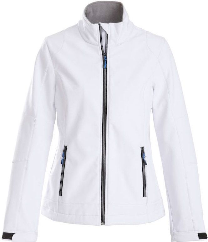 Printer Trial Dames Softshell Wit maat XXL