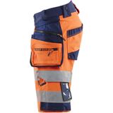 Blåkläder 1120-1648 High Vis Short 4-weg stretch High Vis Oranje/Marineblauw maat C44