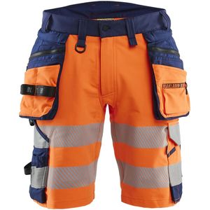 Blåkläder 1120-1648 High Vis Short 4-weg stretch High Vis Oranje/Marineblauw maat C44