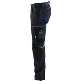 Blåkläder 1799-1860 Werkbroek met Stretch Donker marineblauw/Zwart maat D96