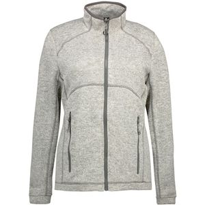 Pro Wear by Id 0848 Zip-n-Mix fleece gemêleerd dames Grijs gemêleerd maat S