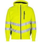 F. Engel 8025 Safety Sweat Cardigan Yellow/Blue Ink