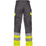 Dassy - Omaha - Hogezichtbaarheidsbroek - Cementgrijs/Fluogeel - 245 gram