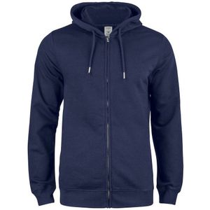 Clique Premium OC Hoody FZ Donker Marineblauw