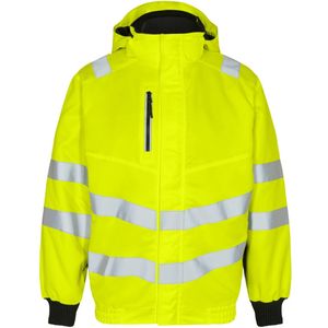 Engel - Safety Pilot Jack 1247-935 - Hi-vis Yellow / Black - Werkjack - Water- en Winddicht
