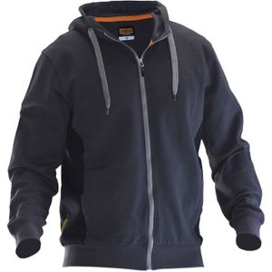 Jobman 5400 Sweatshirt Hoodie Donkergrijs/Zwart