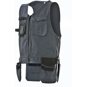 Jobman 7381 Vest Core Hp Grijs/Zwart maat M