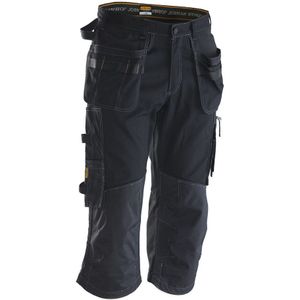 Jobman 2734 Long Shorts Cotton Zwart/Zwart