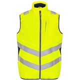 F. Engel 5159 - Veiligheidsvest - Geel/Blauw - Gewatteerd