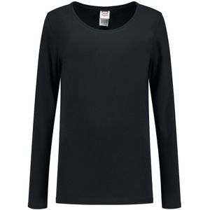 Tricorp 101010 T-Shirt Lange Mouw Dames Zwart