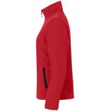 Clique Padded Softshell Ladies Rood maat XS
