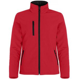 Clique Padded Softshell Ladies Rood maat XS