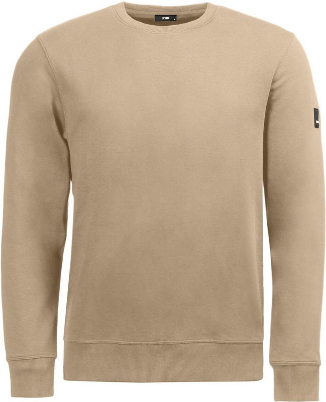 FHB Piet Sweatshirt uniseks Beige maat XS