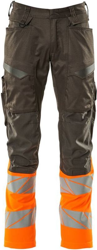 Mascot Accelerate Safe Broek met kniezakken 19679-236 - donkerantraciet/hi-vis oranje