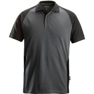 Snickers 2750 Tweekleurig Polo Shirt Staalgrijs/Zwart