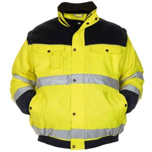 Hydrowear Luik Pilotjack Geel/Marineblauw