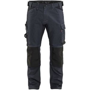 Blåkläder 1751-1141 Werkbroek denim stretch Marineblauw/Zwart maat C146