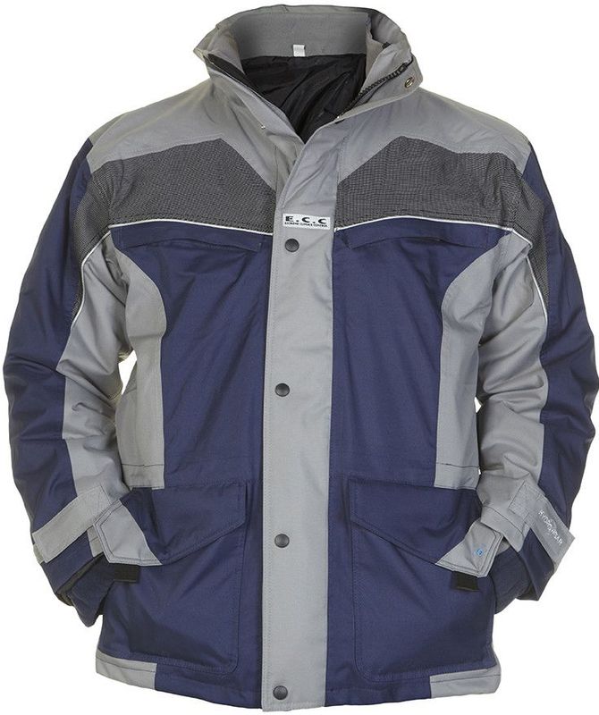 Hydrowear Klagenfurt Parka Marineblauw/Grijs maat S