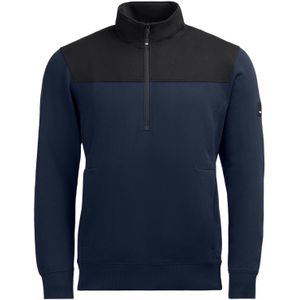 FHB Rob Zip-Sweatshirt Zwart maat S