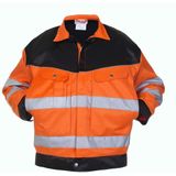 Hydrowear EN20471 jacket Hull Fluor Oranje/Zwart maat 60