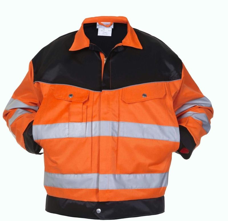 Hydrowear EN20471 jacket Hull Fluor Oranje/Zwart maat 60