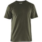 Blåkläder 3325-1042 T-shirt per 5 verpakt Army Groen 5-Pack