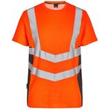 F. Engel 9544 Safety T-Shirt SS Orange/Anthracite