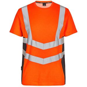 F. Engel 9544 Safety T-Shirt SS Orange/Anthracite