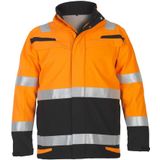 Hydrowear Menorca Multinorm Softshell Fluor Oranje/Zwart maat S