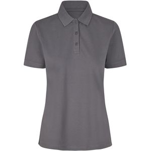 Pro Wear by Id 0587 Poloshirt biologisch kantoen| dames Silver grey maat XS
