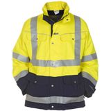 Hydrowear Frankfurt Parka Geel/Marineblauw maat S