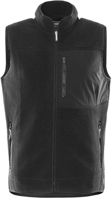 Fristads Argon microfleece vest Zwart maat XS