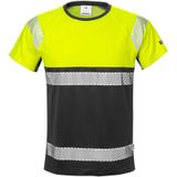 Fristads Hi Vis T-Shirt Klasse 1 7518 Thv - Hi-Vis geel zwart
