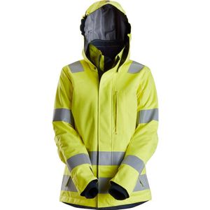 Snickers 1167 ProtecWork Dames Isolerend Jack High-Vis Klasse 3 High-Vis Geel/Marineblauw maat XS