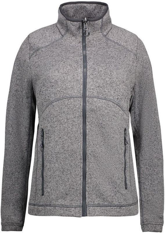 Pro Wear by Id 0848 Zip-n-Mix fleece gemêleerd dames Antraciet melange maat S