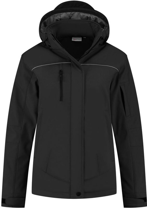 Santino Stockholm Ladies Softshell Jacket Black maat XXL