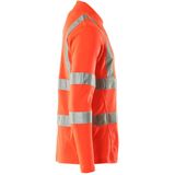 Longsleeve - Fluorescerend - Katoen/Polyester - Met Reflectiestrepen