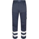 Projob 2509 Volledige Stretchbroek Met Kniezakken En Reflectiebanden Heren Marine maat C50