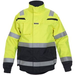 Hydrowear Meppen Multinorm Pilotjack Fluor Geel/Marine maat S