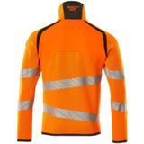 Mascot 19005-351 Gebreide trui met korte rits Hi-Vis Oranje/Donkerantraciet