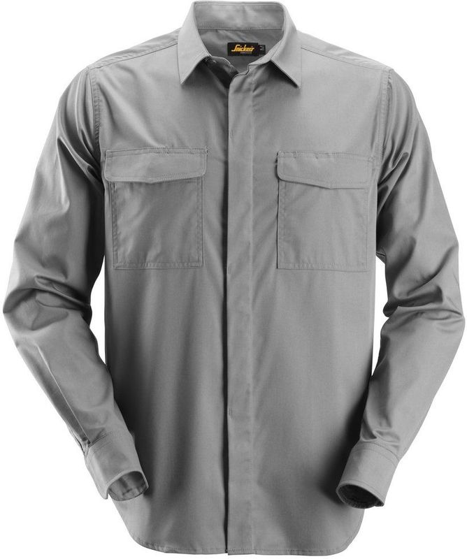 Snickers 8510 Service Shirt lange mouwen - Grijs