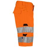 Projob 6536 Shorts ISO 20471 Class 2/1 Oranje/Zwart
