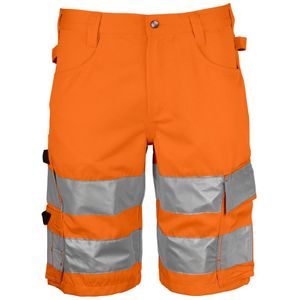 Projob 6536 Shorts ISO 20471 Class 2/1 Oranje/Zwart maat C64