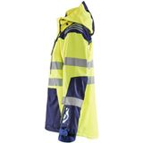 Blåkläder 4496-1918 Shelljack High Vis High Vis Geel/Marineblauw maat XXXL