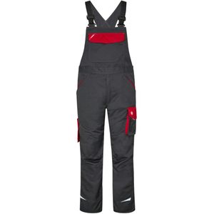 F. Engel 3290-880 Galaxy Light Bib Overall Anthracite/Red maat 50