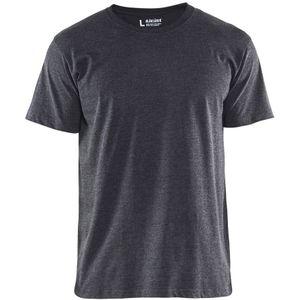 Blåkläder 3325-1053 T-shirt per 5 verpakt Zwart Mêlee 5-Pack