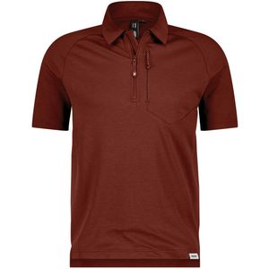 Dassy Madidi Polo Baksteenrood maat 4XL